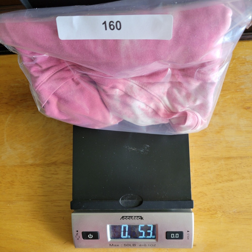Time and Tru Pink Tie Dye Knot Front T-Shirt‎ Womens Large 12-14 - Picture 9 of 9